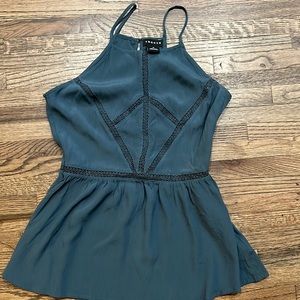 Cross stitch tank/corset like shirt
